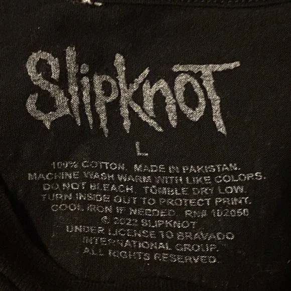 Black Slipknot “The end, so far” Graphic T-shirt - Picture 3 of 4